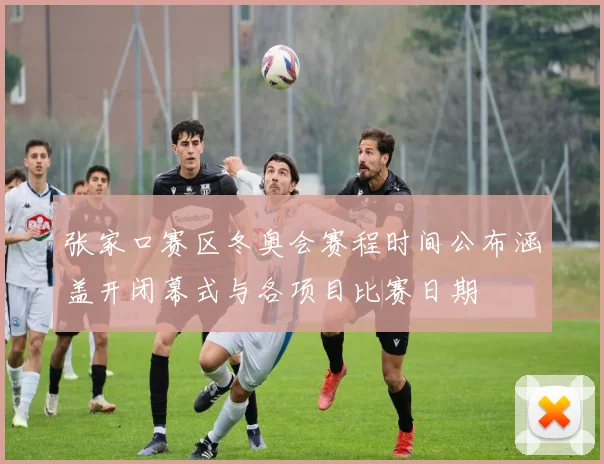 张家口赛区冬奥会赛程时间公布涵盖开闭幕式与各项目比赛日期